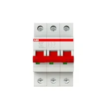 Рубильник ABB SD203 3п 40А рычаг красный