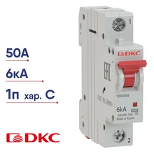 Авт. выкл. модульный YON MD63 1P 50А C 6kA DKC