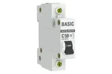 Автоматический выключатель EKF Basic ВА47-29 1Р С 50А 4.5кА
