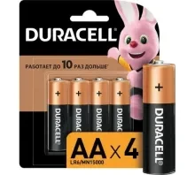 Элемент питания Duracell AA LR6 4BL