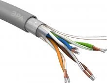 Кабель витая пара ЭРА F/UTP Cat.5e 4х2х24AWG solid CCA PVC