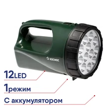 Фонарь-прожектор Космос 12LED 4В аккумуляторный KOCAccu9199LED