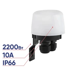 Фотореле EKF PROxima PS-4 10А 2200Вт IP66 fr-ps-4-10