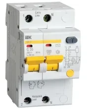 Дифавтомат IEK АД12 2п 32А 30мА хар. C