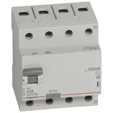 Дифавтомат (УЗО) Legrand RX3 4п 63А 100мА тип AC
