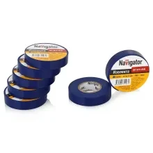 Изолента ПВХ Navigator 15ммх10м NIT-B15-10/B синяя