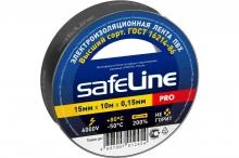 Изолента SafeLine ПВХ черная 15мм 10м