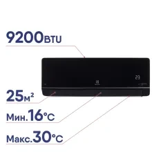 Сплит-система Electrolux Onix Super DC EACS/I-09HIX-BLACK/N8 комплект инверторного типа НС-1598861
