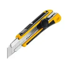 Нож строительный STAYER HERCULES-25 25мм с фиксатором