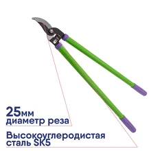 Сучкорез прямого реза Palisad 700 мм стальные рукоятки 60521