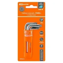 Набор ключей TORX TDM с отверстием 7шт