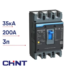 Автоматический выключатель CHINT NXM-250S (R) 3п 200А 35кА модульный 131367